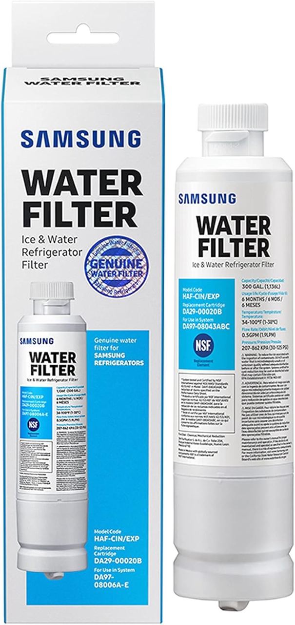 Genuine Samsung DA97-17376B HAF-QIN/EXP Refrigerator Water Filter Replacement