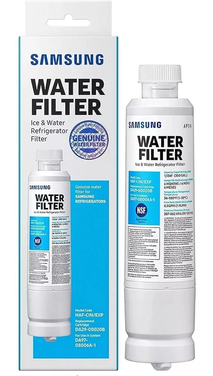 Genuine Samsung DA29-00020B HAF-CIN/EXP Refrigerator Water Filter Replacement